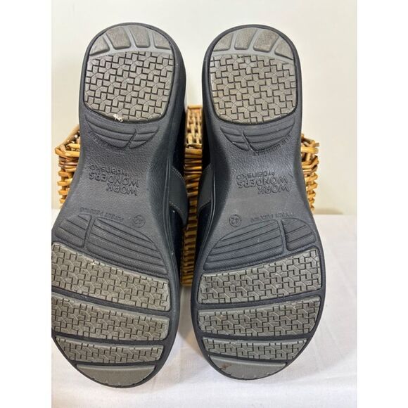 Women's Work Wonders by Dansko Clogs Size 42 Black - Picture 7 of 8